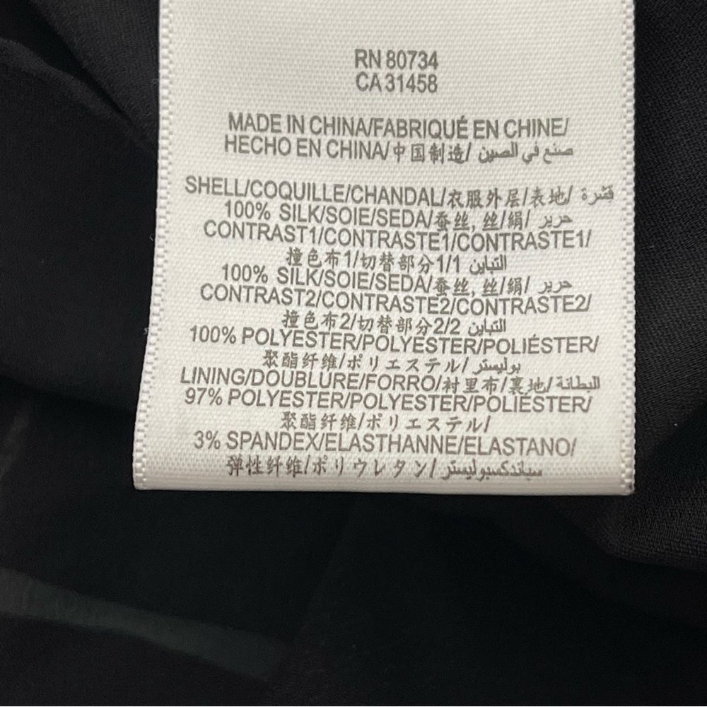 BCBGMaxazria Tae Strapless Silk Maxi Dress 2 Black Peacock Print Sweetheart Gown - Picture 10 of 10